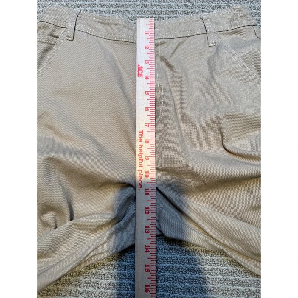 Sandy Liang x Target Tan Khaki Wide Leg Cargo Pants Women Size 4 Cotton Utility - Picture 9 of 11